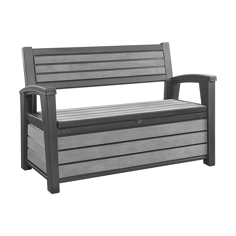 Amazon.com : Keter Hudson 60 Gallon Capacity Plastic Resin
